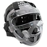 Macho Martial Arts Universal Face Shield, Black