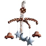 My Baby Sam Go Car Go Star Moon Mobile, Brown by My Baby Sam