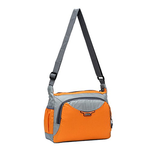 Sxl9102 Men's Concise Sports Leisure Waterproof Nylon Shoulder Bag/versipacks/messenger Bag ( Orange )