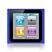 iPod Nano 6th Generation skin case for iPod Nano 6G / 6th Gen compatible with 8GB / 16GB + MiniSuit Microfiber Key Chain (Blue)