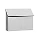 Traditional Mailbox, SS, H, Silver
