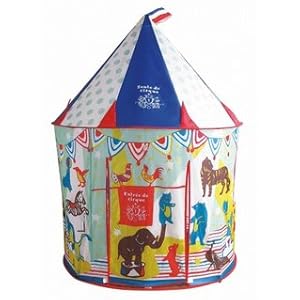 【クリックで詳細表示】FUN FUN CIRQUE TENTE [ファンファンシルク テント] 子供用テント/お部屋用