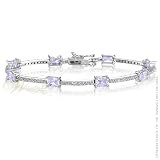 STUDIO 925: *BRADFORD LAVENDER CZ BRACELET*