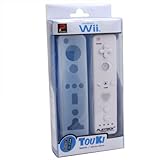 Playtech Touki Remote with Silicon Sleeve for Nintendo Wii - White