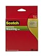 3M Double Coated Urethane Foam Tape 4026 Neutral, 1 Inch x 6 Yards 1/16-inch
