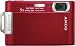 Sony Cybershot DSC-T200 8.1MP Digital Camera with 5x Optical Zoom with Super Steady Shot Image Stabilization (Red)