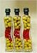 Set of 3 Decorative Vinegar Wave Bottles