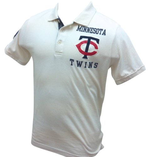 Majestic Minnesota Twins Amsterdam Vintage Polo Shirt Medium