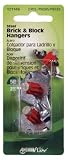 ANCHOR WIRE/HILLMAN GROUP #123077 2PK Brick/Block Hanger