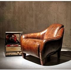 Echt Leder Design Relaxsessel Leder Sessel LAZY CLUB Neu!