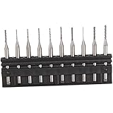 Generic 3.175mm Carbide End Mill Engraving Bits CNC PCB Machinery 0.6-1.5mm Cutting Pack Of 10