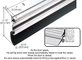 CRL Aluminum Residential Automatic Door Sweep for 36 Door