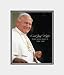 Matted Pope John Paul II Religious Photograph
