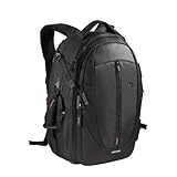 Vanguard Up-rise 46 Zoom Expandable Camera, Notebook Back Pack (Black)