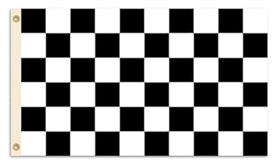 NASCAR Checkered 3-by-5 Foot Flag with Grommets