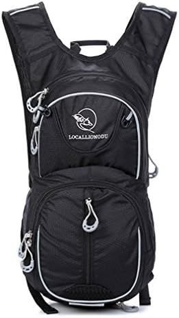 Unisex Youth Mini Backpack 12L Rucksack for Cyling Running Hiking (Black)