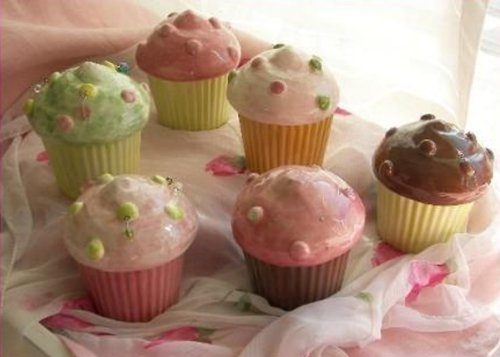 Ceramic Cupcakes by Cindy Houot