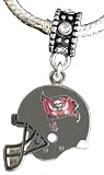 Tampa Bay Buccaneers Helmet Charm Fits Most Large Hole Bead Bracelets