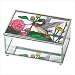HUMMINGBIRD STAINED-GLASS JEWELRY BOX