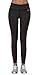 Aenlley Women's Activewear Yoga Pants High Rise Workout Gym Spanx Tights leggings Color Black Grey Size L