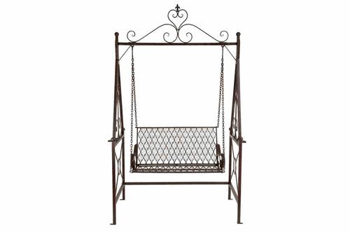 Benzara 66262 Metal Swing Chair Enjoy The Decor And Trend Both