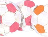 Pink & Orange Soccer Ball Collage Wallpaper Border