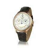Forzieri Mens Rose Gold Plated Automatic Dual-Time Watch by Forzieri