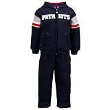 Reebok New England Patriots Navy Blue Infant Full Zip Sweatshirt & Sweatpants 2-Piece Set