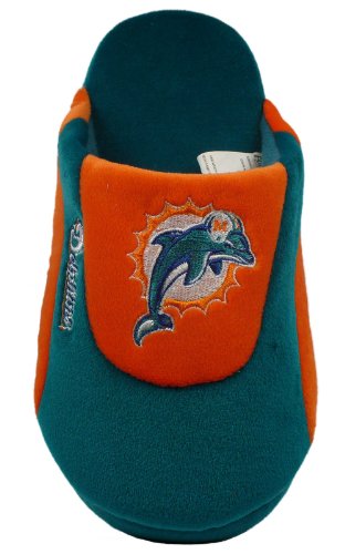 Miami Dolphins NFL Low Profile House Slippers Xlarge