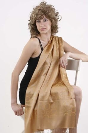 Premium Silk Reversible Bubbles Stole / Shawl / Wrap 28