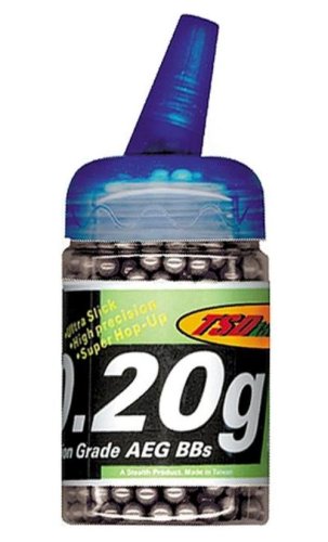 TSD Tactical 1,000 ct. Feeder Bottle Plastic Black Airsoft BBs (6mm, 0.20g)