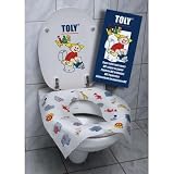 Toly Kids Paper Toilet Seat Cover Travel Pack (3 Packs of 30)