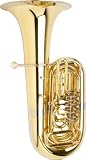 Miraphone S186 Student Series 4/4 BBb Tuba, S186-4V Lacquer 4 Valve Standard Slides