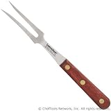 LamsonSharp 33320 Rosewood Stamped 12 Carving Fork, Heavy-duty