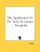 The Application Of The Tarot To Games - Pamphlet