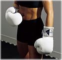 Century 13318P-100-012 Womens Boxing Gloves (White/Blue, 12 oz)
