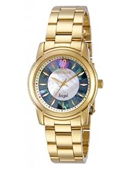 Invicta Angel Mother Of Pearl Dial Gold Ion-Plated Stainless Steel Ladies Watch 12630