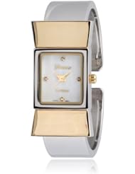 Brinley Co. Womens Stainless Steel Cuff Watch