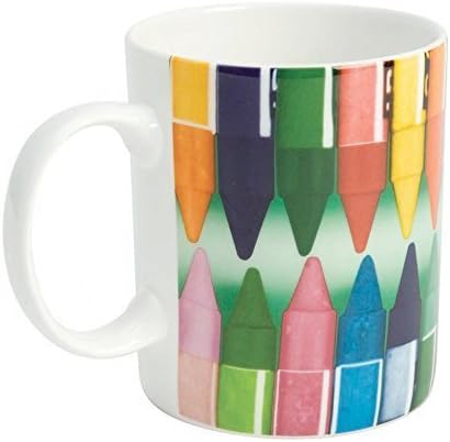 Whitbread Wilkinson Eames Bone China Mug, Crayons by W2 Products