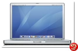 Apple PowerBook Notebook 15.2" M9969LL/A (1.67 GHz, 512 MB RAM, 80 GB Hard Drive, SuperDrive)