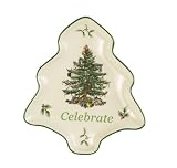 Spode Christmas Tree Charming Sentiment Tray, Celebrate Tree