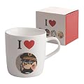 I LOVE HADDOCK MUG FROM THE ADVENTURES OF TINTIN