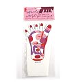 Paar rosa Baumwolle Fu�reflexzonenmassage Socken