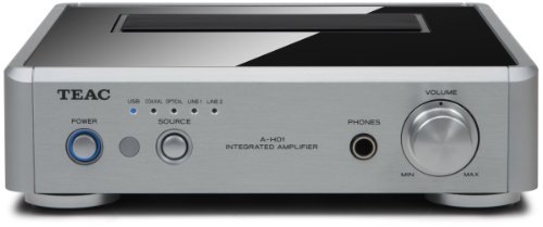 Teac A-H01S Amplificatore Stereo Con Convertitore Digitale/Analogico, Grigio