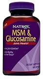 Natrol MSM and Glucosamine, 180 Capsules (Pack of 2)