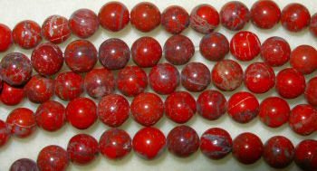 Brecciated Jasper Gemstone Rounds -8mm- 16
