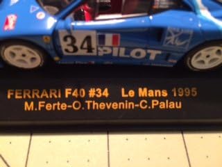 FERRARI F40 Le Mans 1995. COMPETIZIONE 1:43 1/43 IXO Diecast Model