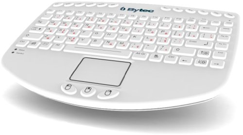 Medi-Key Wireless Illuminated Medical Keyboard with Integrated Touchpad