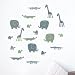 Croc Wall Decal Color print