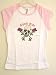 Thrill Ride Skull Rose Tattoo Design Shirt White Pink - Skull Crossbones Tattoo Design Top - Matching Hoodies and Pants in our Storefront on Separate Listings.